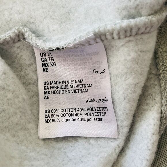 Karen Scott Sport X-Large Fleece Hooded Sweatshirt Hoodie Long Sleeve Heathered - Picture 5 of 6